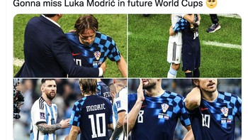 Luka Modric akan dirindukan di Piala Dunia mendatang. Foto: Twitter
