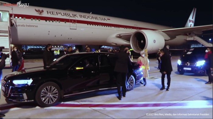 Mobil Jokowi di Belgia