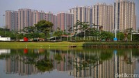 Proyek Meikarta di Kabupaten Bekasi kembali menuai sorotan. Kali ini konsumen menagih janji mereka soal unit apartemen yang semula dijanjikan serah terima tahun 2019, namum hingga sekarang mereka belum menerima unit apartemen mereka. (Pradita Utama/detikcom)  