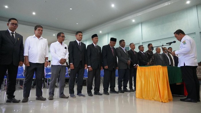 Pengurus BUMG Bersama Aceh Jaya Dilantik. (Foto: Istimewa)