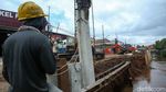Progres Normalisasi Kali dan Pelebaran Jalan di Tanah Baru Depok