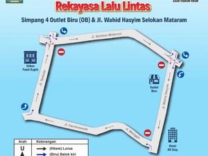 Catat! Simpang 4 OB Selokan Mataram Depok Sleman Jadi Searah saat Sore Hari