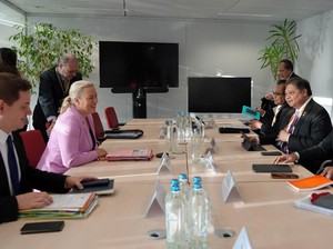 RI & Uni Eropa Bahas Kerja Sama Infrastruktur Global Energi Terbarukan