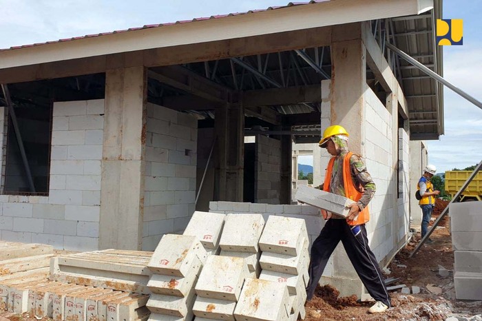 Kementerian PUPR tengah membangun rumah untuk para korban gempa di Cianjur. Begini penampakannya.