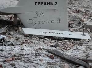 Ada Pesan Tertulis di Drone Rusia yang Gempur Ibu Kota Ukraina