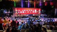 Begini suasana pengundian nomor urut parpol peserta Pemilu 2024 di gedung KPU RI, Jakarta Pusat, Rabu (14/12/2022).