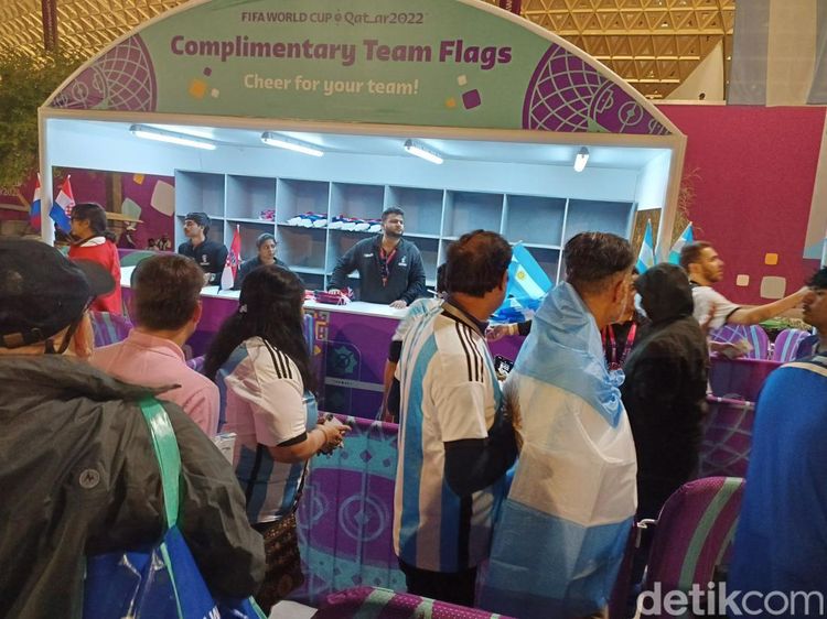 Semarak Lusail Stadium Jelang Argentina Vs Kroasia