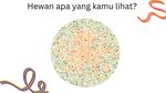 Tes Buta Warna, Bisa Tebak Semua Gambar Hewan Ini?