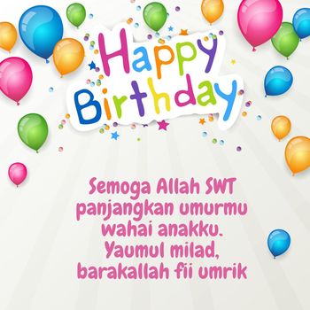 Ucapan Ulang Tahun Islami untuk Anak