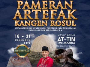 Ustaz Zacky Mirza Buat Pameran Artefak Kangen Rosul, Ada Rambut-Tongkat Rasulullah