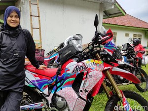 Kenalkan Ini Ade Tawnia, Orang Nomor 1 di Komunitas Honda CRF 250 Rally Jabar