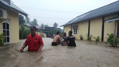 Penampakan Banjir di Natuna yang Terparah dalam 20 Tahun Terakhir