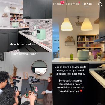 Beredar viral perubahan rumah kontrakan menjadi aesthetic dan Instagramble bikin kagum.