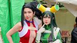 Gemasnya Clarissa Punipun Cosplay Tsuyu Asui, Netizen Kira Kodok Acumalaka