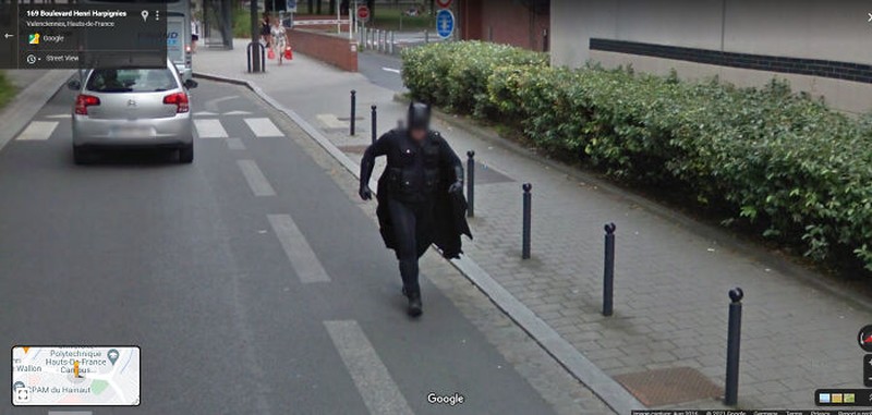 Foto lucu di Google Street View