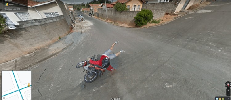 Foto lucu di Google Street View