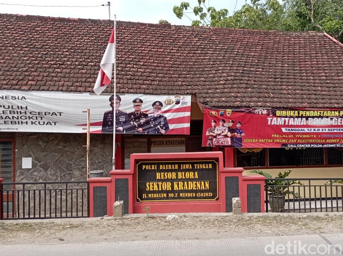 Kantor Kepolisian Sektor Kradenan pada Desember 2022.