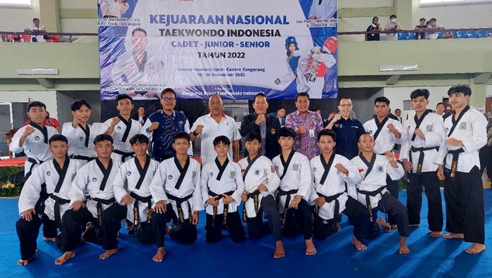 Pembukaan Kejurnas Taekwondo 2022 di Tangerang.