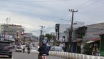 Penampakan Median Jalan di Medan Johor yang Dikeluhkan Warga