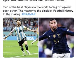 Tak Sabar Menanti Duel Messi vs Mbappe di Final Piala Dunia 2022