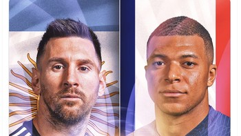 Siapa yang akan meraih Piala Dunia 2022, Argentina atau Prancis? Foto: Twitter