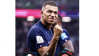 Prancis pun siap mempertahankan gelar juara Piala Dunia mereka. Foto: Twitter