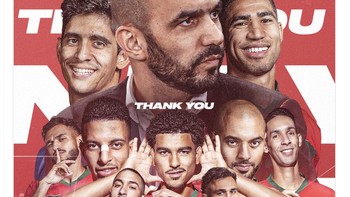 Aosisasi sepakbola Afrika mengucap terima kasih pada Maroko yang membuat Afrika bangga. Foto: Twitter