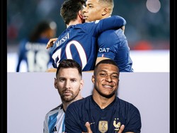 Sebelum Piala Dunia 2022, Messi dan Mbappe bahu-membahu di PSG. Kini keduanya berhadapan sebagai lawan di Piala Dunia 2022. Foto: Dok. Twitter