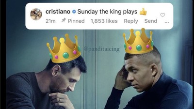 Messi Vs Mbappe di Final, Neymar dan Ronaldo Disenggol Meme