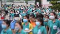 Ribuan pekerja pabrik Vietnam telah kehilangan pekerjaan karena pesanan AS dan Eropa dipangkas.