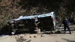 Penampakan Bus Maut yang Tewaskan Belasan Orang di Nepal