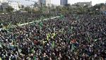 Ribuan Warga Palestina Peringati Hari Jadi Hamas ke-35