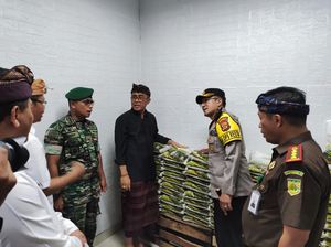 Kontrol Inflasi Jelang Nataru, Dandim 1611/Badung Sidak Pasar Badung