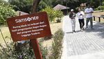 Taman Mangrove Angke Dilapisi Paving Block Hasil Daur Ulang