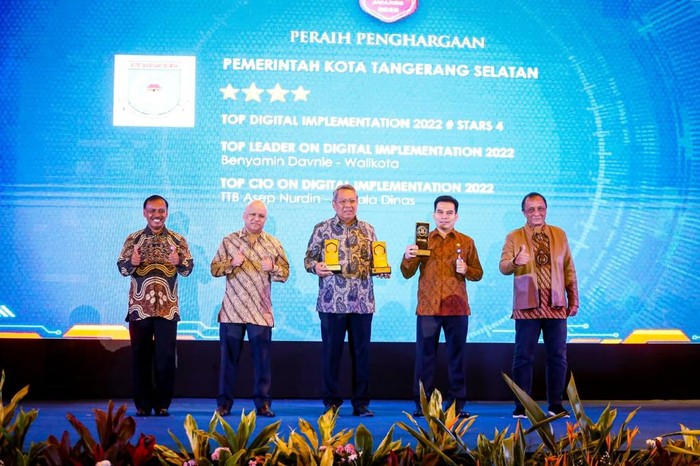 Tangsel Raih 3 Penghargaan Top Digital Awards