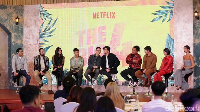 Para cast The Big 4 saat ditemui di kawasan Dharmawangsa.