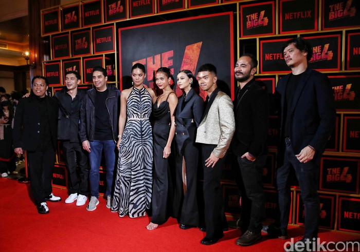 Momen red carpet The Big 4 di kawasan Menteng.