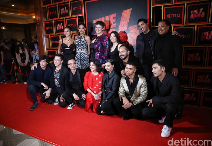 The Big 4 Momen red carpet The Big 4 di kawasan Menteng.
