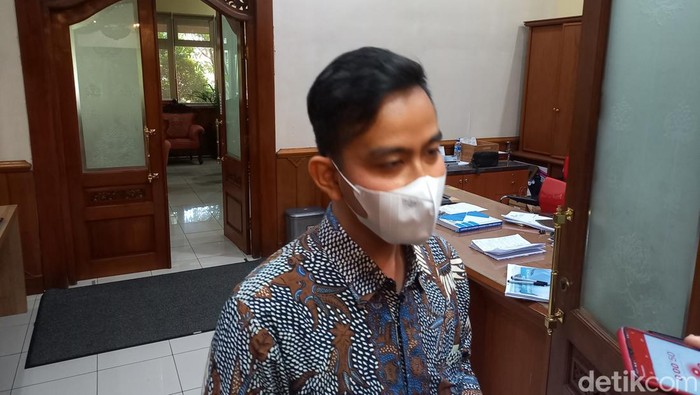 Wali Kota Solo Gibran Rakabuming di Balai Kota Solo, Kamis (14/12/2022).