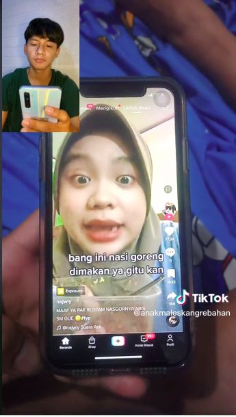 Wanita dihujat karena makan nasi goreng pesanan tetangganya
