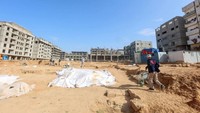 Situs pemakaman era Romawi ditemukan di Jalur Gaza Palestina pada awal tahun 2022 ini. (Foto: SOPA Images/LightRocket via Gett/SOPA Images)