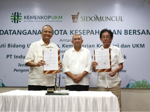 Sido Muncul-KemenkopUKM Teken MoU Berdayakan UKM Pasok Bahan Baku Jamu