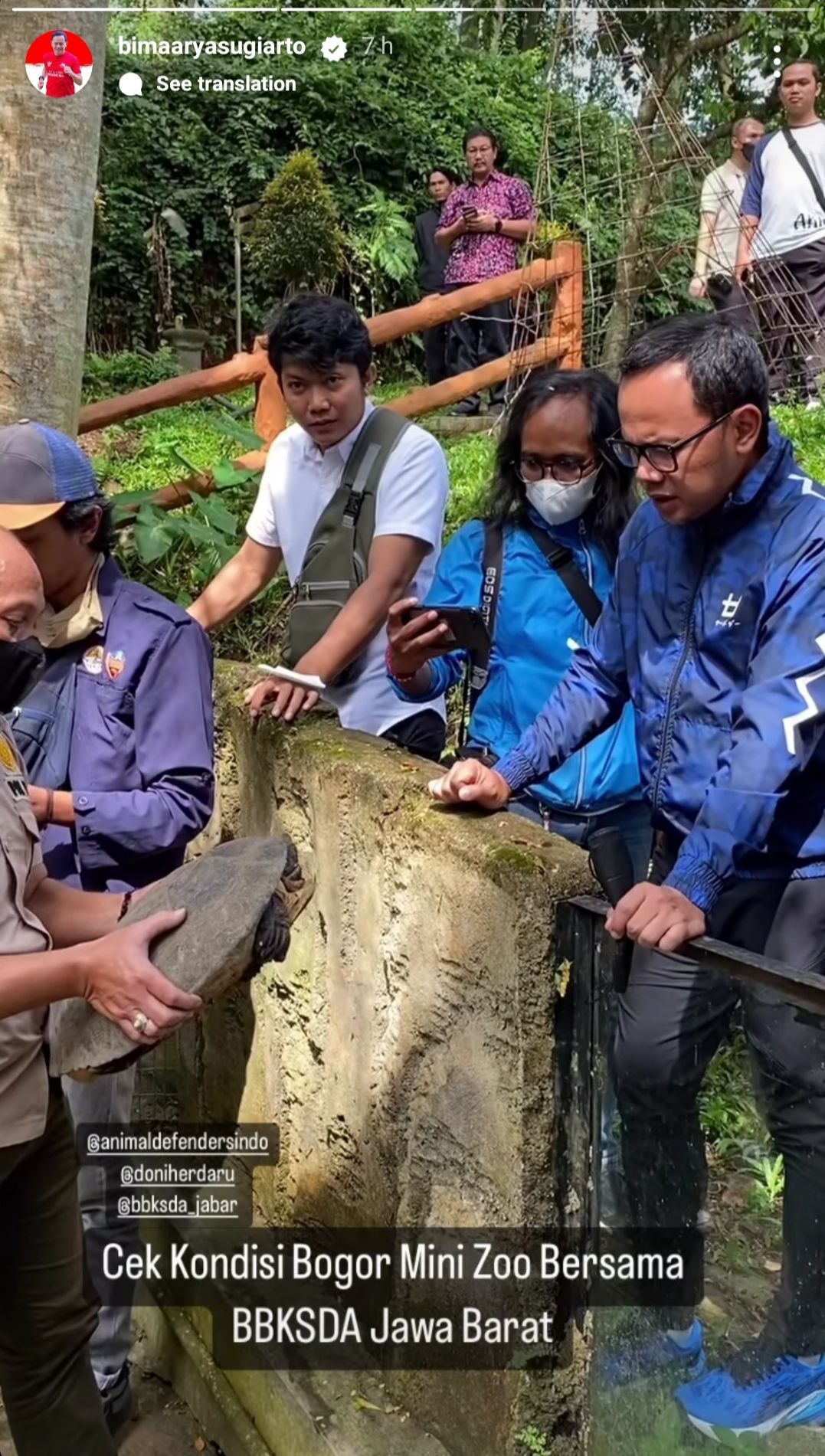 Bima Arya sidak Bogor Mini Zoo