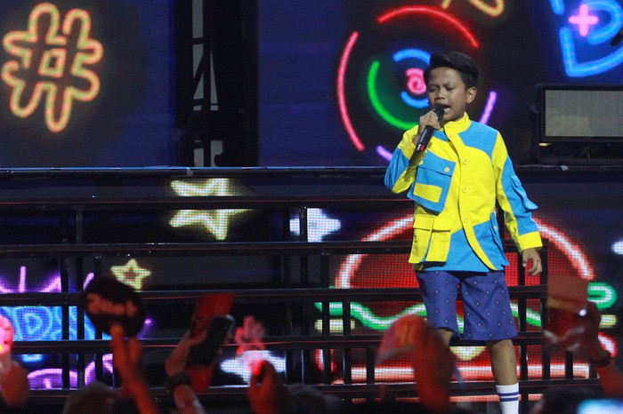Farel Prayoga di HUT Transmedia 21 In One