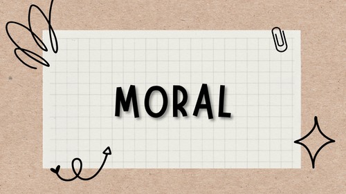 Ilustrasi penjelasan apa itu moral.