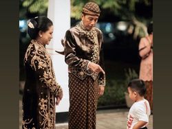 Saat Kahiyang Ikut Posting Foto Jokowi Menunjuk ke Al Nahyan