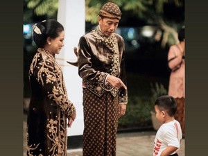 Saat Kahiyang Ikut Posting Foto Jokowi Menunjuk ke Al Nahyan