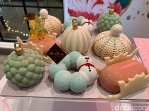 Kue Natal Bertema Winter Wonderland di Surabaya Bikin Gemes, Ada Topi Rajut!