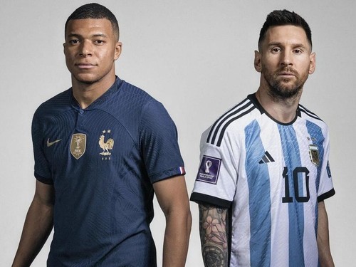 Kylian Mbappe vs Lionel Messi.