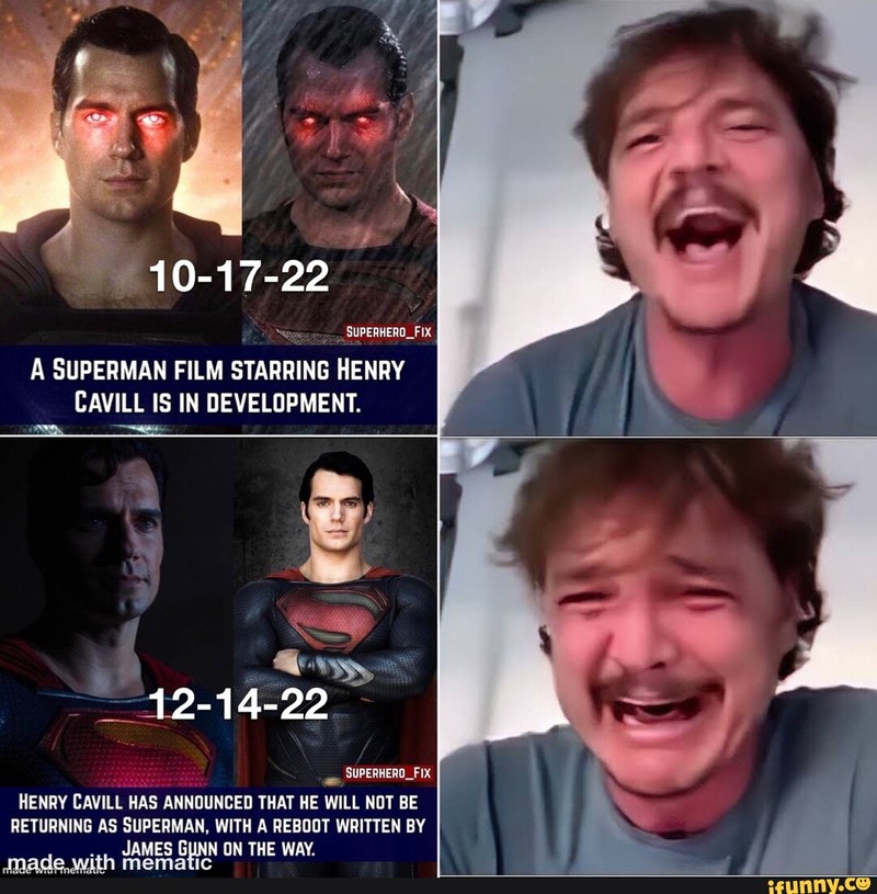Meme Henry Cavill Tak Jadi Superman Lagi